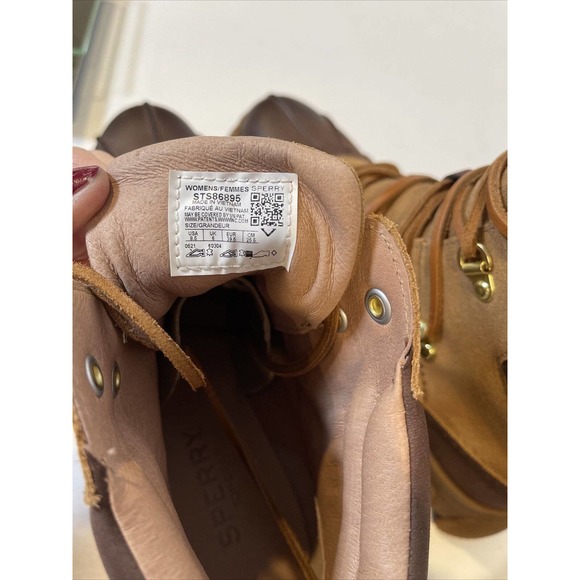 SPERRY THE SUMMIT BOOT, LEATHER, BROWN. WOMENS SZ 8.5 NWT. RETAIL $130 - Picture 10 of 11